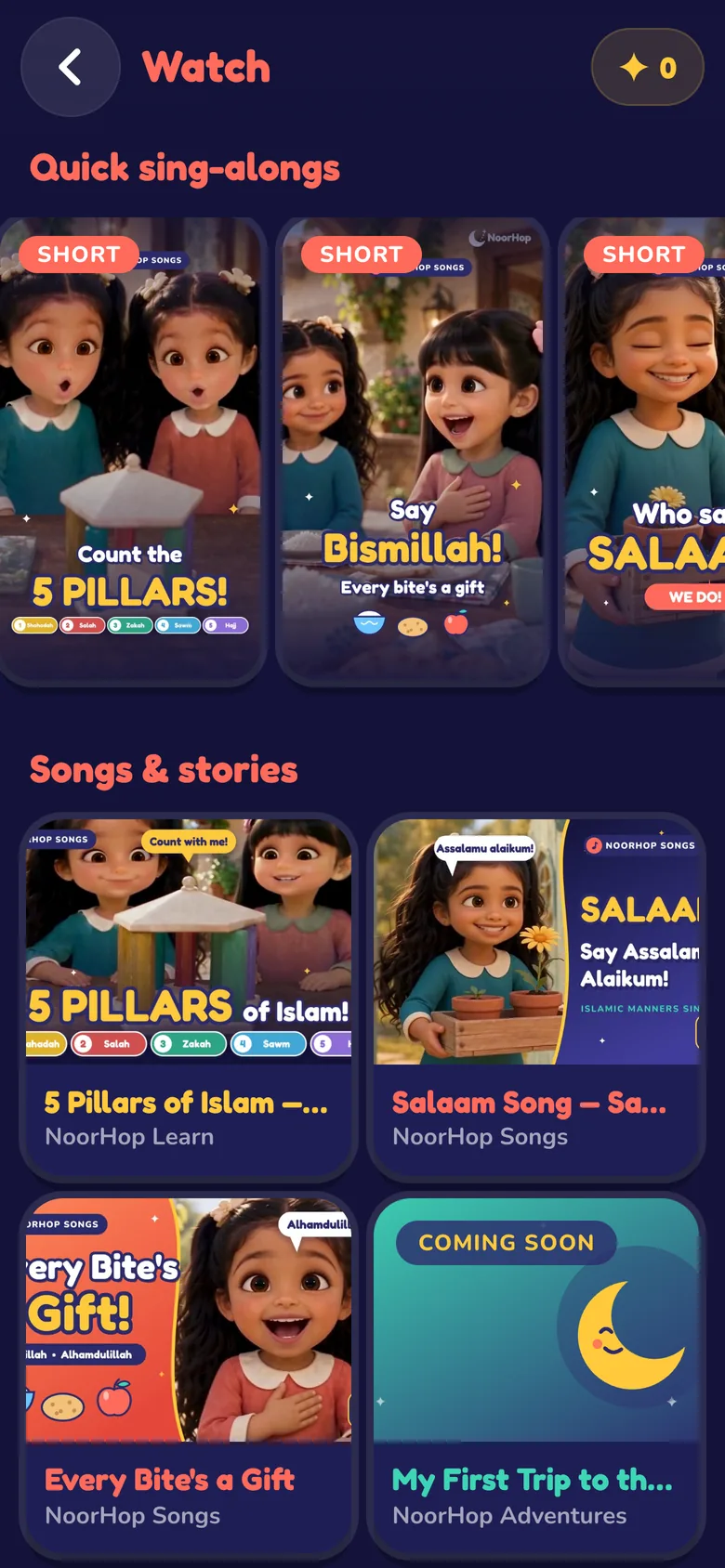 NoorHop — Islamic songs, stories & games for kids