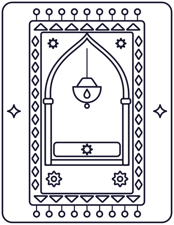 My Prayer Mat colouring page