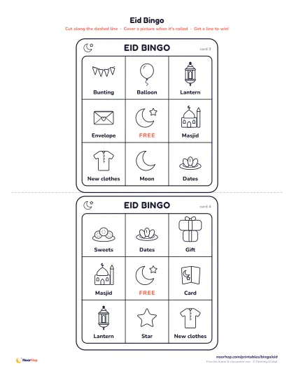 Eid bingo — page 2