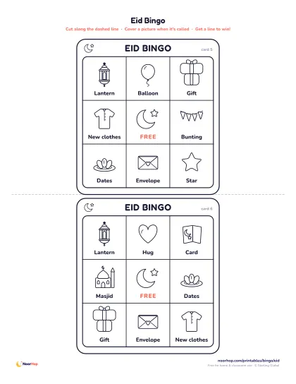 Eid bingo — page 3