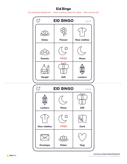 Eid bingo — page 6