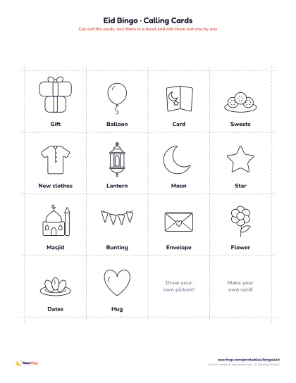 Eid bingo — page 7