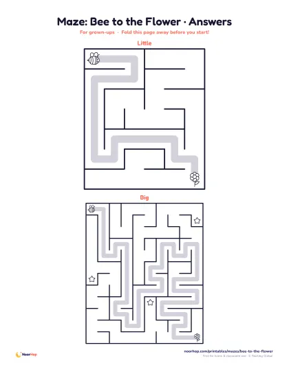 Bee to the flower maze — page 3
