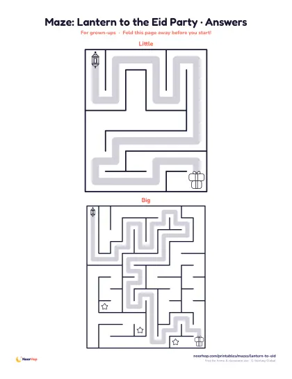 Lantern to the Eid party maze — page 3