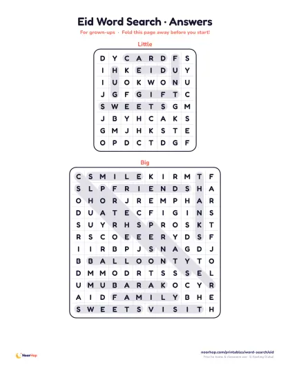 Eid word search — page 3